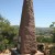 The memorial obelisk at the top of the koppie where Oubaas loved to sit and look out at the view
