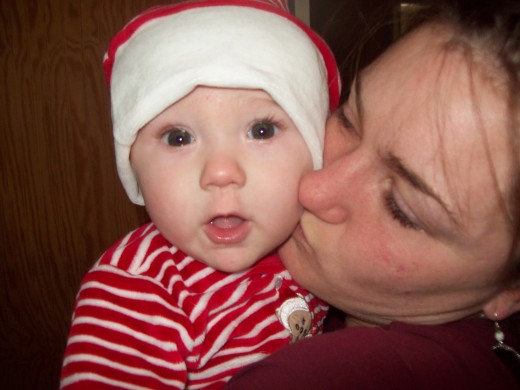 The second-littlest grandchild.