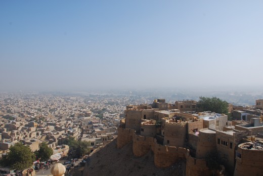 Jaisalmer fort & the city