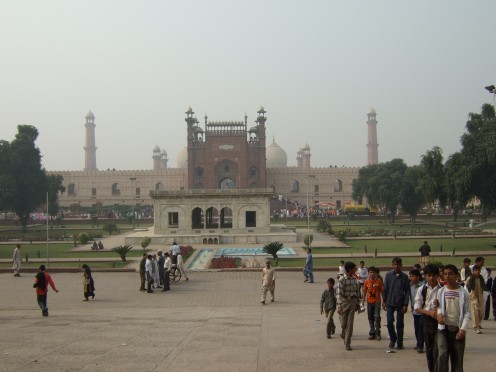 View of the Mosque from the Fort entrance