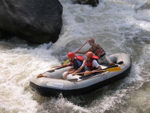 Water rafting in Chiang Mai Thailand