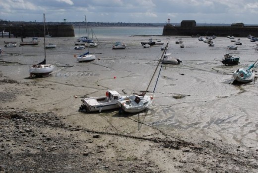 The harbour at low tide