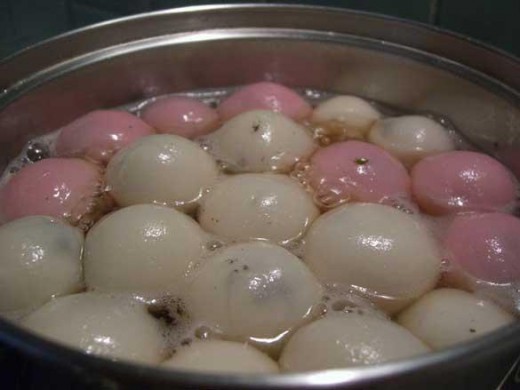 Floating Tang Yuan means they should be done.   