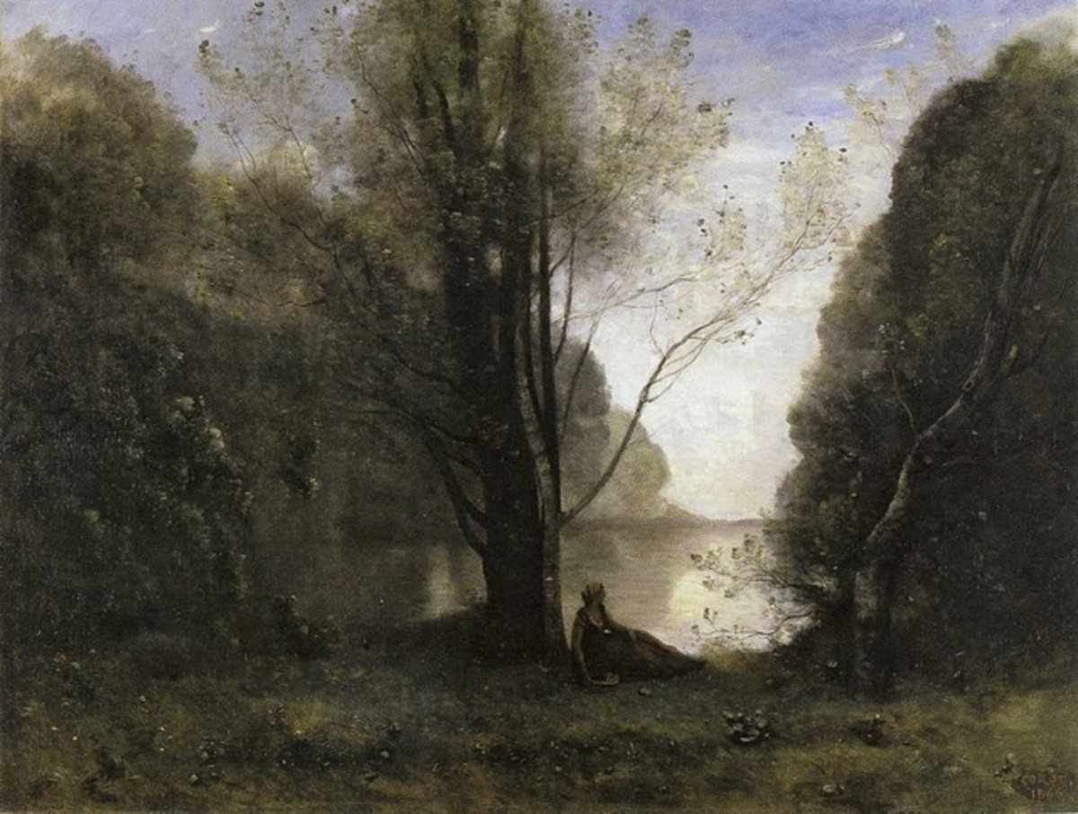 Solitude by Camille Corot 