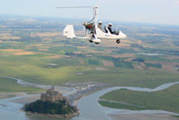 A unique view from an Autogyro