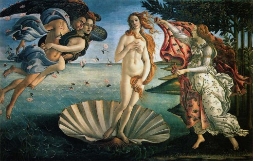 Birth of Venus photo from: http://www.arthistoryarchive.com/arthistory/greekroman/images/SandroBotticelli-The-Birth-of-Venus-1490.jpg 