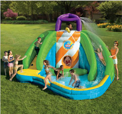 kids inflatable water slide