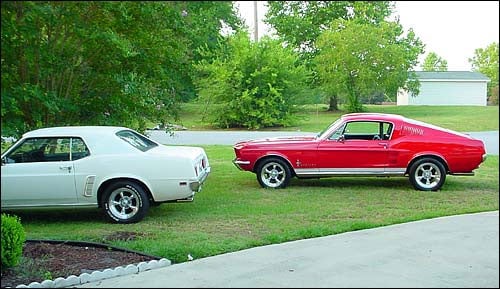 1967 Fastback and 1969 Hardtop