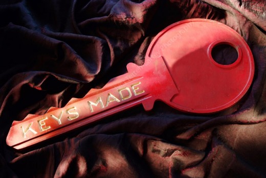 Large Red Key
