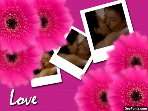Jessica Hsuan & Michael Miu in a kissing scene-HK Actress & Actor 