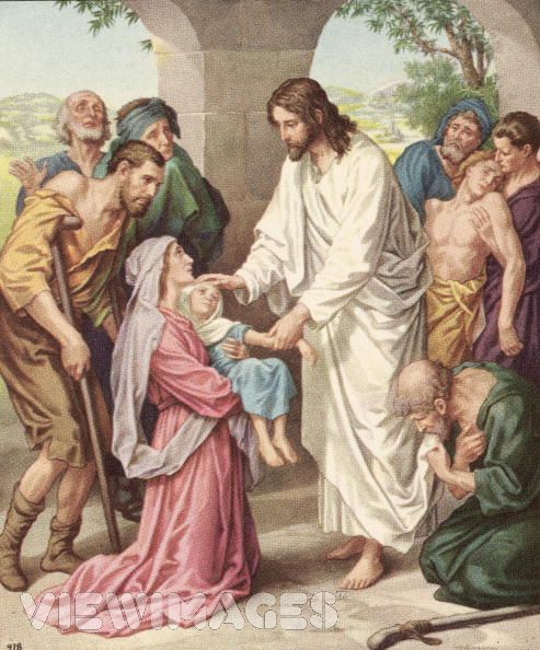 Jesus Healing the sick
