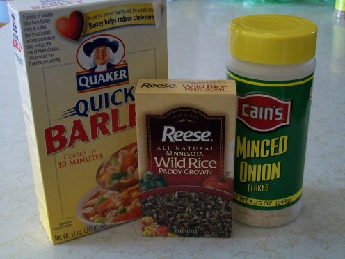 Wild rice is not actually a grain, it is a grass seed.  Its combination with barley is delicious and filling.