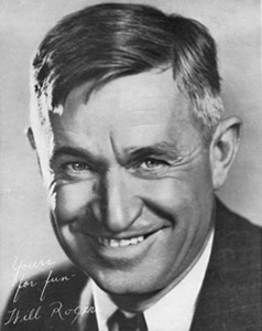 William Penn Adair "Will" Rogers (1879-1935) Cherokee cowboy, comedian, humorist, social commentator, vaudeville performer and actor