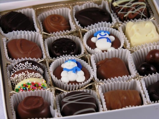 Beware of chocolates that are made with a sugar substitute! 