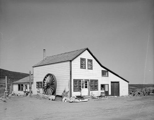 Junior mushers may spend an overnight in a roadhouse similar to this one: the Cape Nome Roadhouse on the Nome-Council Highway near Nome, Alaska.