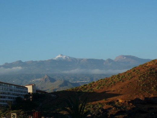 View of Mt Teide from apartment