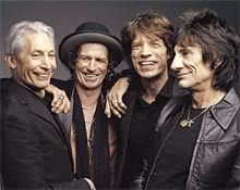 Charlie Watts, Keith Richards, Mick Jagger and Ron Wood