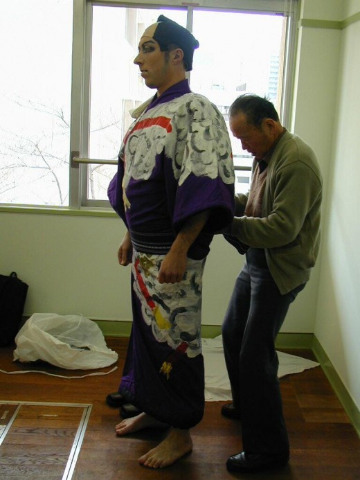 fitting the kimono