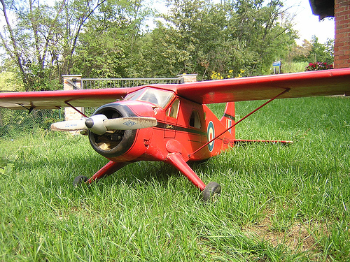 An engine powered RC plane