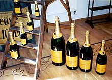 Sizes of standard Champagne bottles