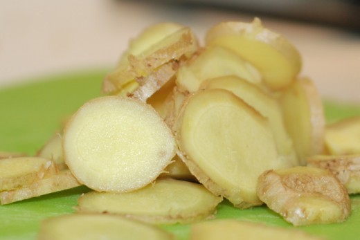 Ginger is one of the most common ingredients in chinese medicine for stomachs.