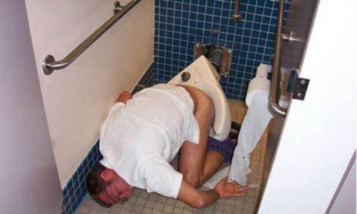 Avoid drinking like there is no tomorrow  http://www.funny-games.biz/pictures/707-night-at-lavatories.html