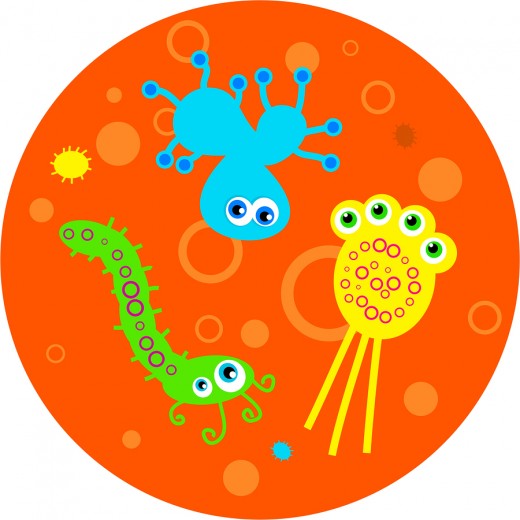 Meet the good bacteria family. Aren't they cute!