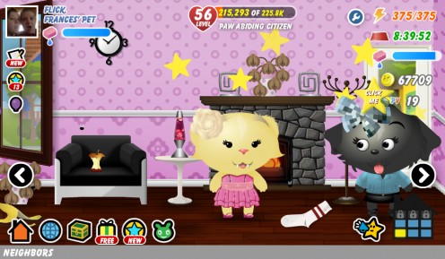 Pick up trash around your house to earn Petcoins!