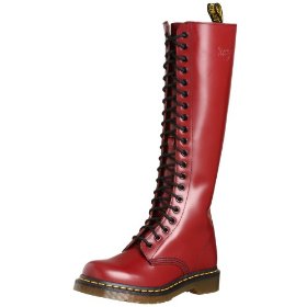 A fabulous 20-eyelet Dr Martens leather boot 