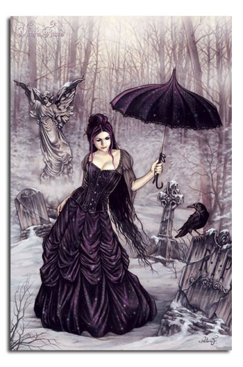 Victorian Parasol Girl