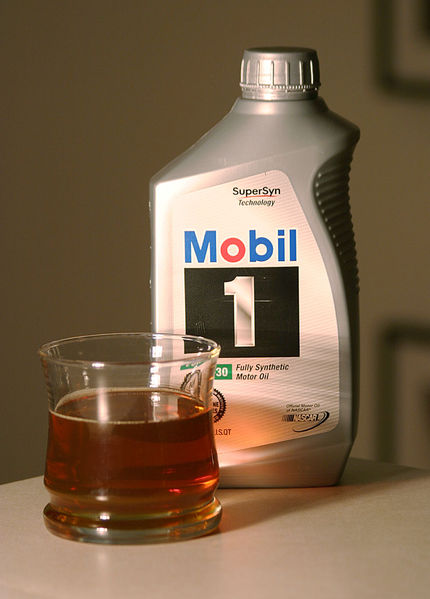 Clean Oil is Light Golden Brown (Wikipedia)