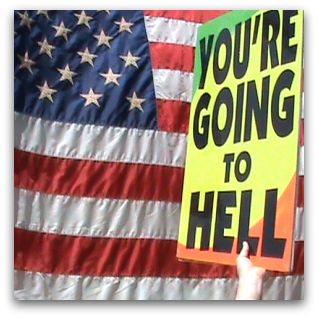 The movement believes that the American lifestyle will lead to hell.