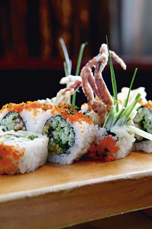Sushi--good source of resistant starch and so yummy...