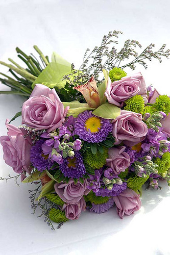 A wedding bouquet