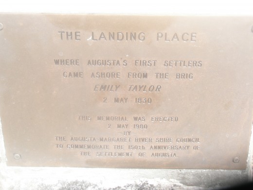 Your ancestors' landing plaque.