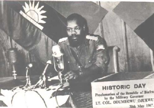 "Chukwuemeka Odumegwu Ojukwu".One thing about him that i believe