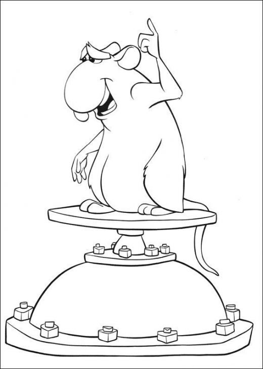 Remy Rat Chef Ratatouille Free-Kids Coloring Pages Colouring Pictures to Print 