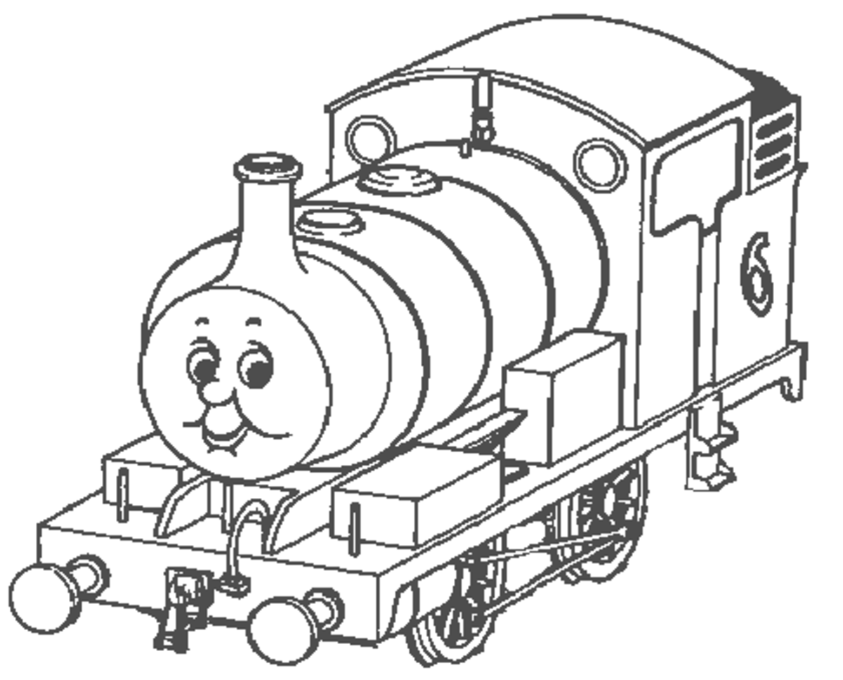 Thomas Tank Engine Train Kids Colouring Pictures to Print ...