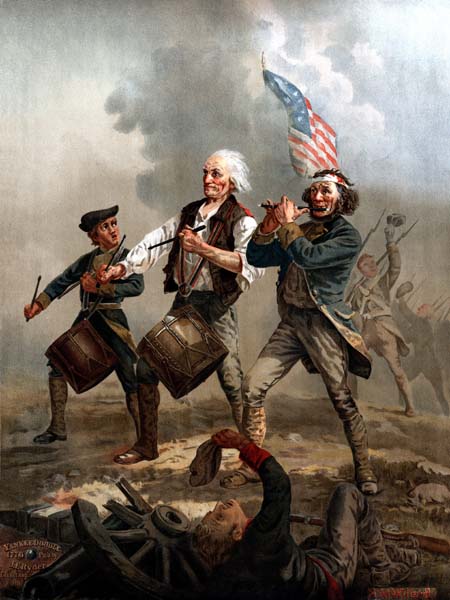 "THE SPIRIT OF '76" OR "YANKEE DOODLE" BY ARCHIBALD WILLARD (1875)