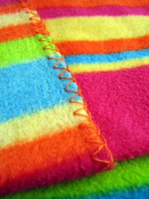 Fleece blankets come in just about any color imaginable.