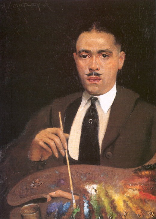 ARCHIBALD MOTLEY SELF PORTRAIT (1920)