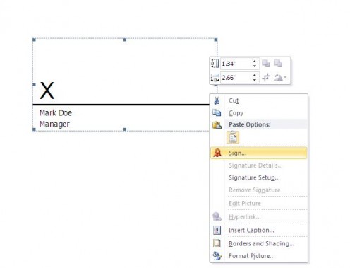 how to digital signature