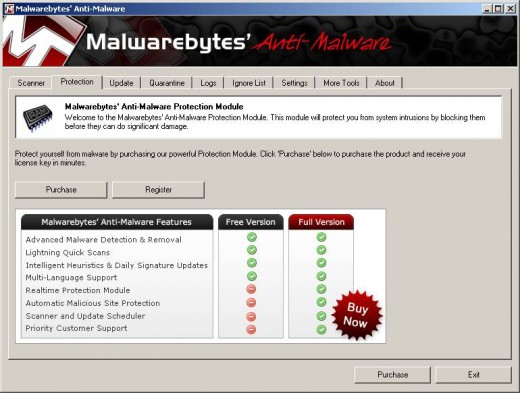 Free version of Malwarebytes' Anti-Malware doesn't run in Realtime