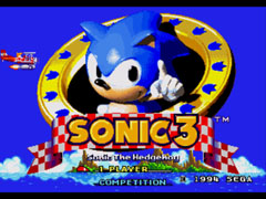 Sonic the Hedgehog 3 Title Screen