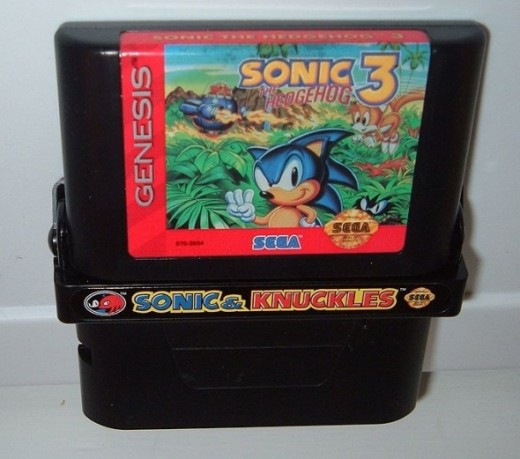 Sonic 3 locked onto Sonic & Knuckles 