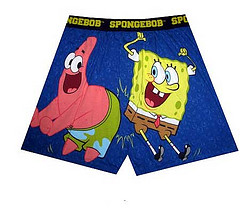 Sponge Bob Square Pants in Boxer Form. Worn by Men with a Sense of Humor!