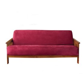 Soft suede futon slipcovers for sale