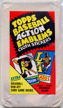1974 Topps Test Issue Action Emblems