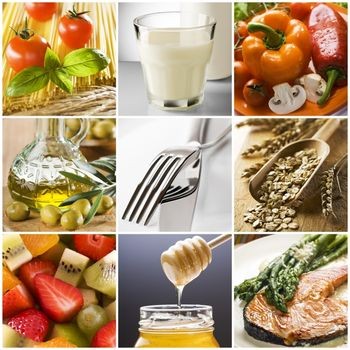 Various B complex vitamin foods