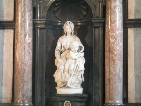 Madonna and Child - Michelangelo - Church of Our Lady - Bruges Belgium by jmortonscott